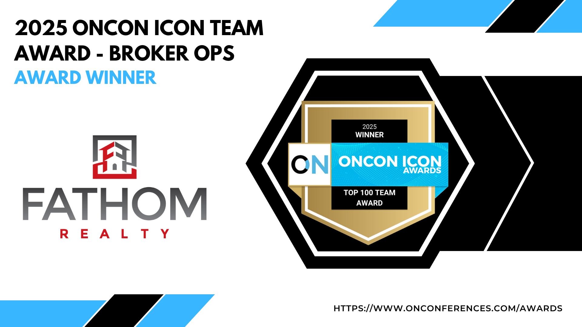 Featured image for “Fathom Realty Broker Operations Named One of the Top 50 Operations Teams by OnCon”